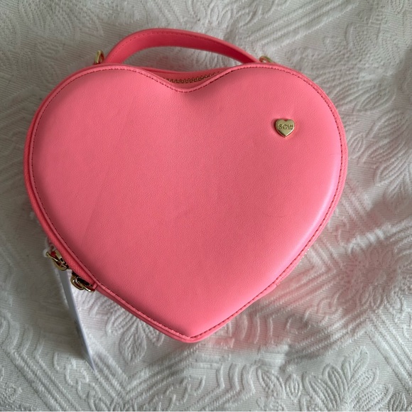 Stoney Clover Lane Handbags - Stoney Clover Lane Pink Heart Mini Bag